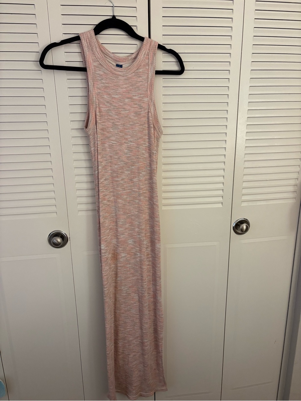 Old Navy Pink Heather Sleeveless Maxi Dress
